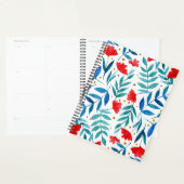 Jardin magique - rouge et turquoise (Devant avec enveloppe)