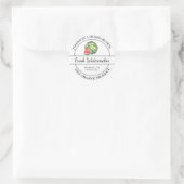 Jardin maison Étiquette de pastèque bio frais (Sac)