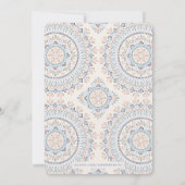 Jardin Mandala Wedding Invitation - Cornflower Kaart (Achterkant)