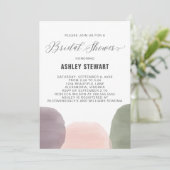 Jardin moderne aquarelle nuptiale invitation douch (Debout devant)