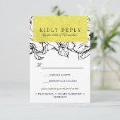 Jardin moderne | Choix de repas mariage jaune RSVP (Debout devant)