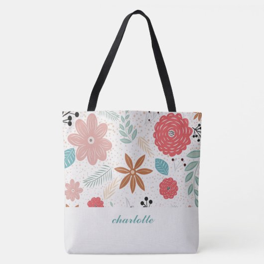 Jardin moderne Sac fourre-tout monogramme (Devant)