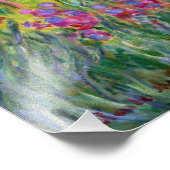 Jardin Monet Iris à Giverny Photo Imprimer (Coin)