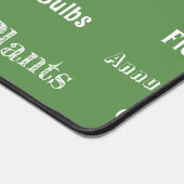 Jardin Mots Motif Vert Jardin Moderne Thème (Coin)