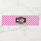 Jardin Movie Night Water Bottle Étiquette - Fille (Étiquettes simples)