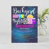 Jardin Movie Nuit Invitation Vidéos Fête (Debout devant)