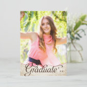 Jardin Nature 2 Faire-part de diplôme photo (Debout devant)