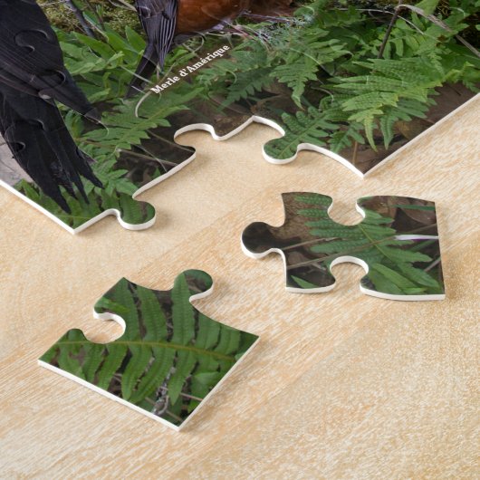 Jardin Oiseaux du Québec (en français) Puzzle (Côté)