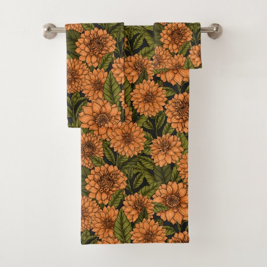 Jardin Orange Dahlia (En situation)