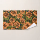 Jardin Orange Dahlia (Serviette à main)
