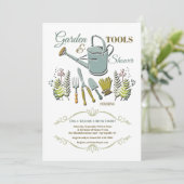 Jardin Outils Douche Invitation (Debout devant)