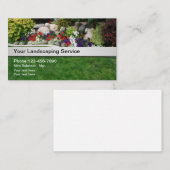 Jardin Paysage Cartes de visite simples (Devant / Derrière)