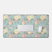 Jardin Peony motif floral (Clavier et souris)