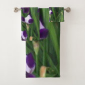 Jardin pourpre d'Iris (En situation)