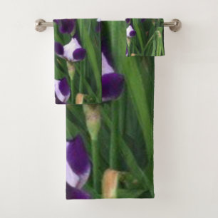 Jardin pourpre d'Iris
