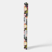 Jardin printanier-Foral motif 1 - Coque iphone (Verso / Droite)