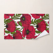 Jardin Red Poppy 2 (Serviette à main)