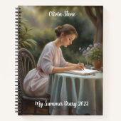 Jardin Rétro - Mon Journal de Bord d'Été  (Devant)