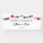 jardin romance fleurs mariage blanc Bannière (Horizontal)