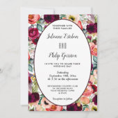 Jardin romantique Faire-part de mariage Décontract (Devant)