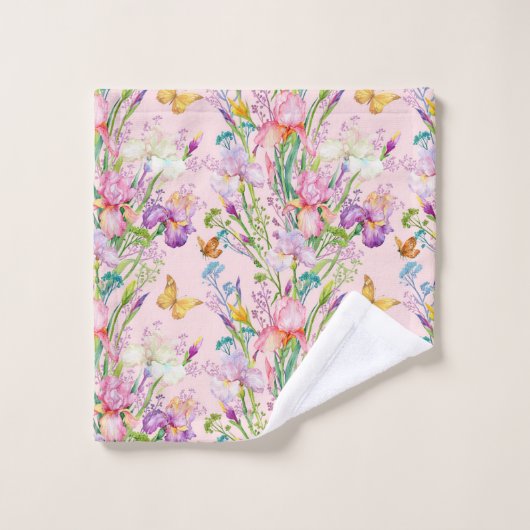 Jardin rose (Gant de toilette)