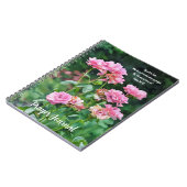 Jardin rose Bible Verse Journal de prière (Côté gauche)