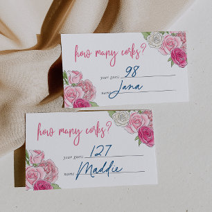 Jardin Rosé "Combien de lièges" Carte de jeu