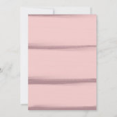 Jardin rose Elégant Faire-part de mariage Floral (Dos)