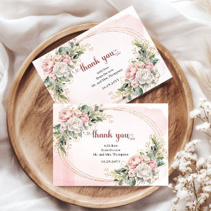 Jardin Rose Gold Fleurs et Verdure Merci