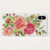 Jardin rose iPhone / coque ipad (Dos (Horizontal))