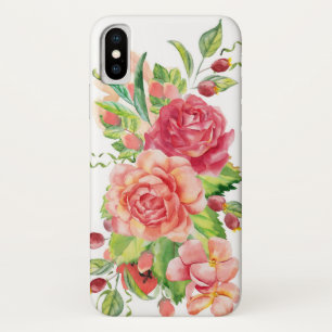 Jardin rose iPhone / coque ipad