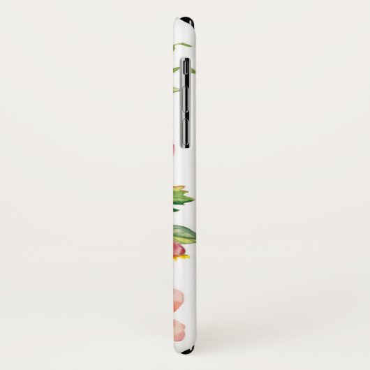 Jardin rose iPhone / coque ipad (Dos/Gauche)