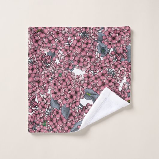 Jardin rose Lilac (Gant de toilette)