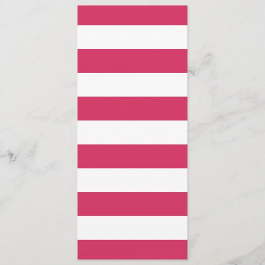 Jardin Rosé | Menu Fête des mariées (Dos)