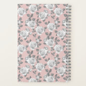 Jardin rose Monogramme Carnet rose (Verso)