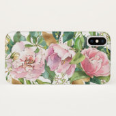Jardin rose Rose Aquarelle iPhone / coque ipad (Dos (Horizontal))