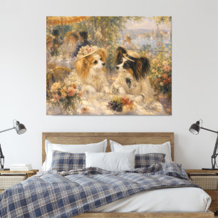 Jardin Royal Papillon Fantaisie Huile sur Toile