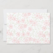 Jardin Rustique Fleurs Save the Date (Dos)