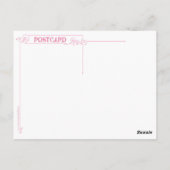 Jardin Saint Rose Carte postale en Jaune (Dos)