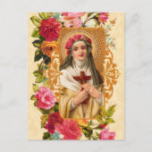 Jardin Saint Rose Carte postale en Jaune (Devant)