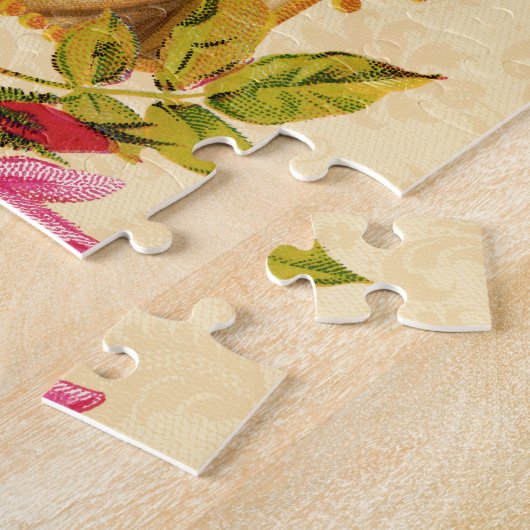 Jardin Saint Rose Puzzle en Jaune (Côté)