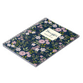 Jardin sauvage Floral Carnet personnalisé (Côté gauche)