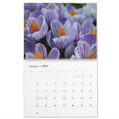 Jardin secret Calendrier des fleurs 12 mois (Jan 2027)