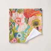 Jardin secret Floral III (Gant de toilette)