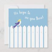 Jardin secret| Invitations de Garden Party (Dos)