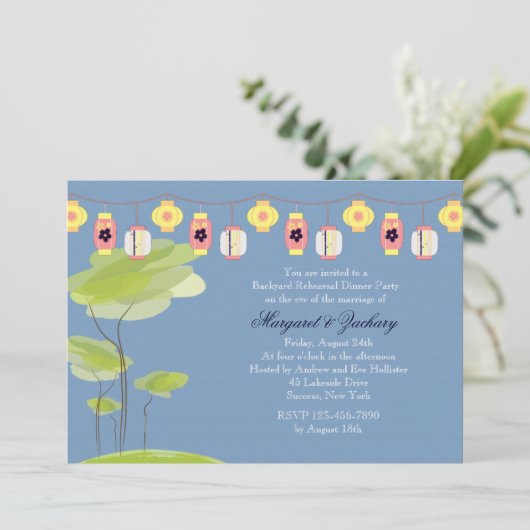 Jardin Soiree Invitation (Debout devant)