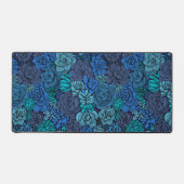 Jardin succulent en bleu (Recto)