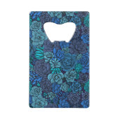 Jardin succulent en bleu (Dos)