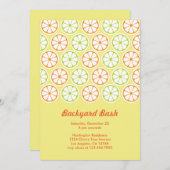 Jardin Summer Party Invitation (Devant / Derrière)