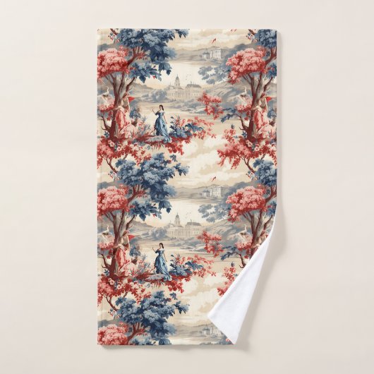 Jardin Toile Americana (Serviette à main)